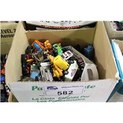 BOX LOT OF ASSORTED, VINTAGE TO NEWER (1960'S-90'S) DIE CAST