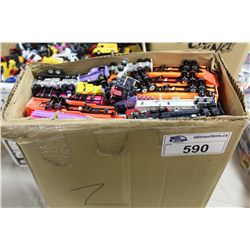 BOX LOT OF ASSORTED, VINTAGE TO NEWER (1960'S-90'S) DIE CAST