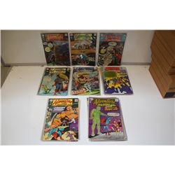 ADVENTURE COMICS #316,334,350-353 & 355-380 (1964-68) LARGE 32 ISSUE SILVER AGE RUN.  MOST HAVE