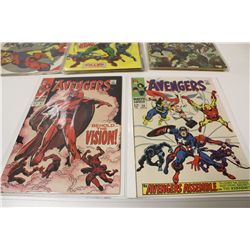 AVENGERS #57 & 58 (1968) KEY ISSUES - #57-1ST APP. VISION, #58 - ORIGIN VISION, CLASSIC COVERS.