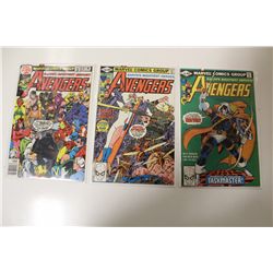 AVENGERS #181,195 & 196 (1979-80) 3 KEY ISSUES-#181-1ST APP. SCOTT LANG (NEW ANT-MAN) ANT-MAN MOVIE