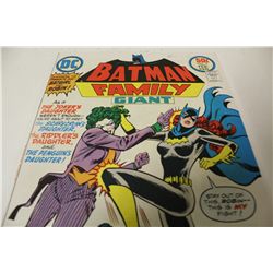 BATMAN FAMILY #6 & 9 (1976-77) KEY ISSUES #6 -1ST APP. JOKER'S DAUGHTER, #9-JOKER'S DAUGHTER