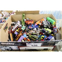 BOX LOT OF ASSORTED, VINTAGE TO NEWER (1960'S-90'S) DIE CAST