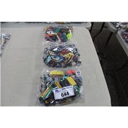 BAGGED LOT OF 50+ ASSORTED, VINTAGE TO NEWER (1960'S-90'S) MOSTLY MAJORETTE