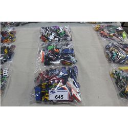 BAGGED LOT OF 50+ ASSORTED, VINTAGE TO NEWER (1960'S-90'S) MOSTLY MAJORETTE