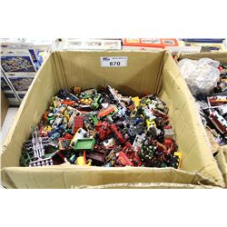 BOX LOT OF VINTAGE MODEL DIE CAST VEHICLES