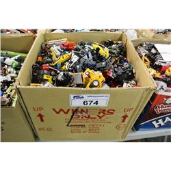 BOX LOT OF  VINTAGE MODEL DIE CAST VEHICLES