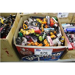 BOX LOT OF  VINTAGE MODEL DIE CAST VEHICLES