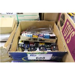 BOX LOT OF VINTAGE TO NEWER DIE CAST VEHICLES