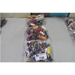 BAGGED LOT OF 50+ ASSORTED, VINTAGE TO NEWER (1960'S-90'S) MOSTLY MATCHBOX