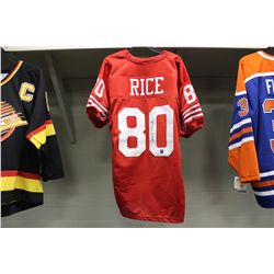 JERRY RICE SIGNED SAN FRANCISCO JERSEY