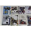 Image 2 : LOT OF 15 AUTHENTIC MEMORABILIA NHL TRADING CARDS