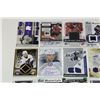 Image 2 : LOT OF 15 AUTHENTIC MEMORABILIA NHL TRADING CARDS