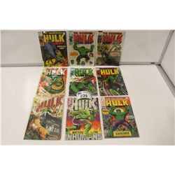 INCREDIBLE HULK #108-109,111-114 & 116-117 & ANNUALS #1-2 (1968-69) 10 ISSUE SILVER AGE RUN.  6