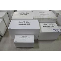 LOT OF 7 DIFFERENT DEPARTMENT 56 COLLECTABLES IN ORIGINAL PACKAGING