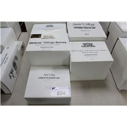 LOT OF 7 DIFFERENT DEPARTMENT 56 COLLECTABLES IN ORIGINAL PACKAGING