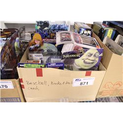 BOX LOT OF ASSORTED NEW TOYS