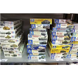 LOT OF 10 ITALAERI MODELS IN ORIGINAL PACKAGING