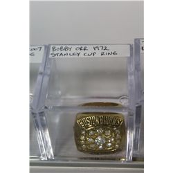 REPLICA RING- 1972 BOBBY ORR BOSTON BRUINS STANLEY CUP RING