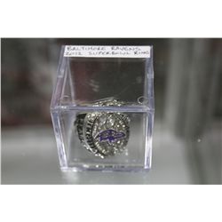 REPLICA RING- 2012 BALTIMORE RAVENS SUPER BOWL