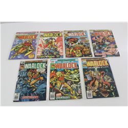 WARLOCK #9-15 (1975-76) JIM STARLIN'S 2ND THANOS SAGA!  HIGH MID TO HIGH GRADE AVG, GLOSSY, TIGHT &
