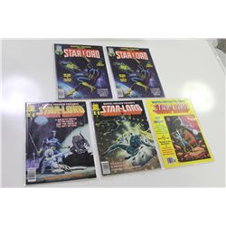 MARVEL PREVIEW #11 (X2 COPIES)  14-15 & 18 (1977-79) 4 EARLY STAR-LORD ISSUES, HOT CHARACTER!