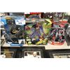 Image 1 : LOT OF 3 COLLECTABLE ACTION FIGURES: INTERACTIVE BATMAN, NIGHT FORCE SPIDER-MAN AND OPTIMUS PRIME