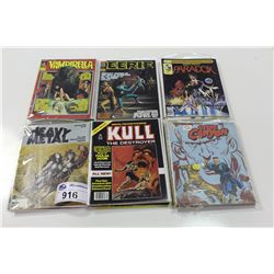 MIXED PUBLISHING MAGAZINE LOT (1970'S-80'S) WARREN, MARVEL, KITCHEN SINK ETC. MOST ARE LOW TO MID