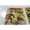Image 2 : AVENGERS #2 & 3 (1963-64) #2- LOWER GRADE, BOOK LENGTH MOISTURE, #3 LOWER MID GRADE. BOTH COPIES