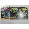Image 1 : INCREDIBLE HULK #104, 105 & 106 (1968) SHARP MID TO HIGHER MID GRADE AVG. GLOSSY, TIGHT & SUPPLE.
