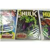 Image 3 : INCREDIBLE HULK #104, 105 & 106 (1968) SHARP MID TO HIGHER MID GRADE AVG. GLOSSY, TIGHT & SUPPLE.