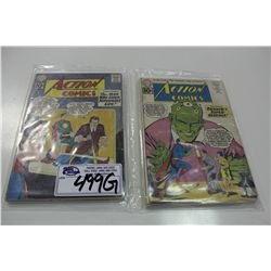 ACTION COMICS#271, 273, 277, 280-281, 293, 310 & 317 (1960-64) 8 ISSUE EARLY SILVER AGE RUN.