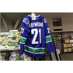 MASON RAYMOND SIGNED VANCOUVER CANUCKS JERSEY-  WITH COA