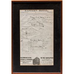 Hotel Registration Page - Buffalo Bill