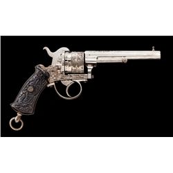 Mid-19th Century Belgian Pinfire DA Revolver