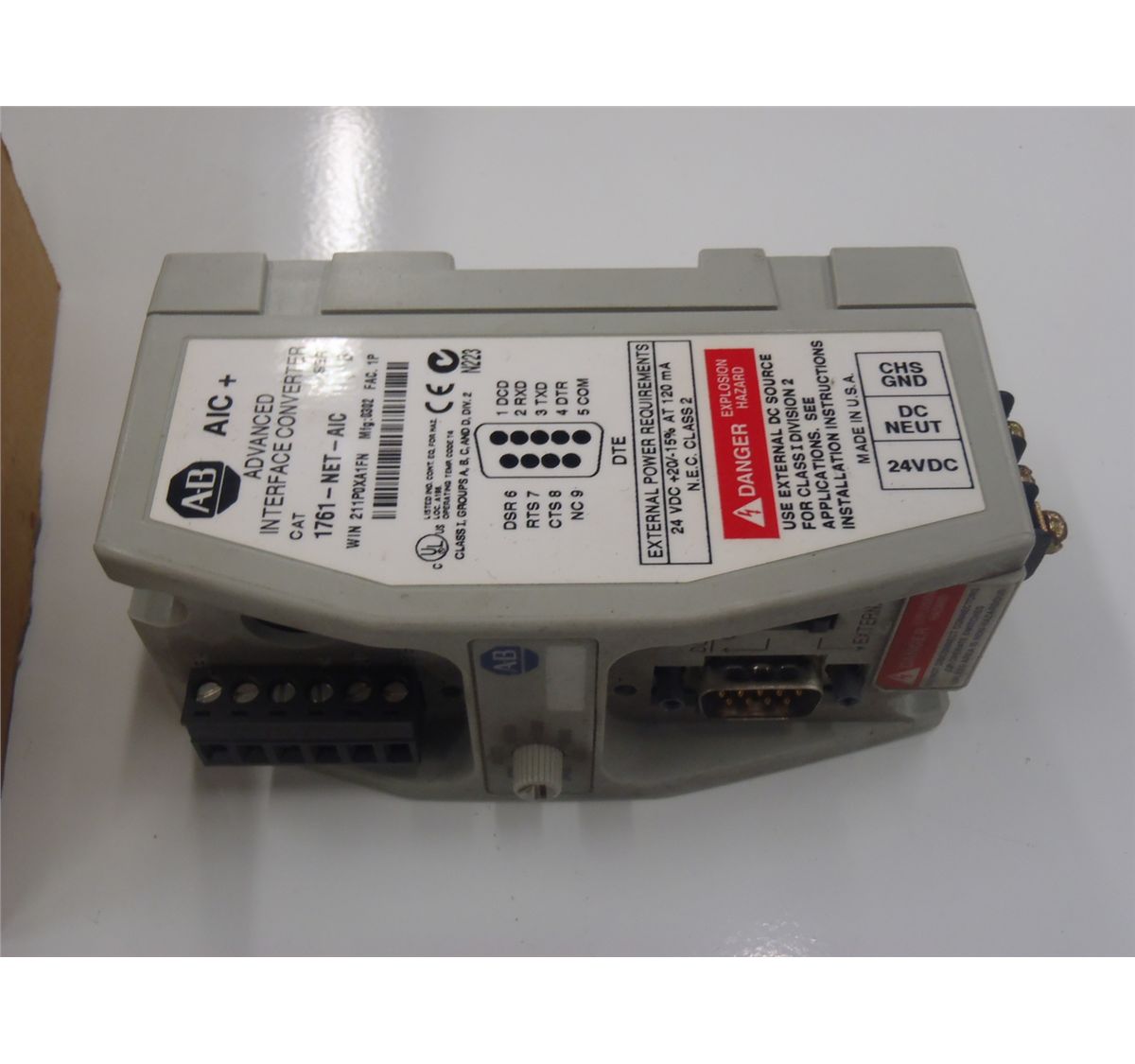 Aic Module Allen Bradley Advanced Interface Converter Module 1761-NET-AIC