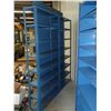 Image 2 : Lot of (2) Blue Shelving Units