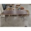 Image 3 : Folding Table with (2) Rolling Chairs