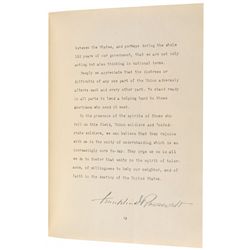 Franklin D. Roosevelt