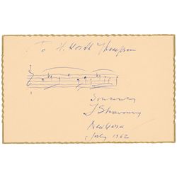 Igor Stravinsky
