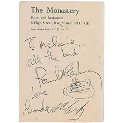 Beatles: Paul and Linda McCartney