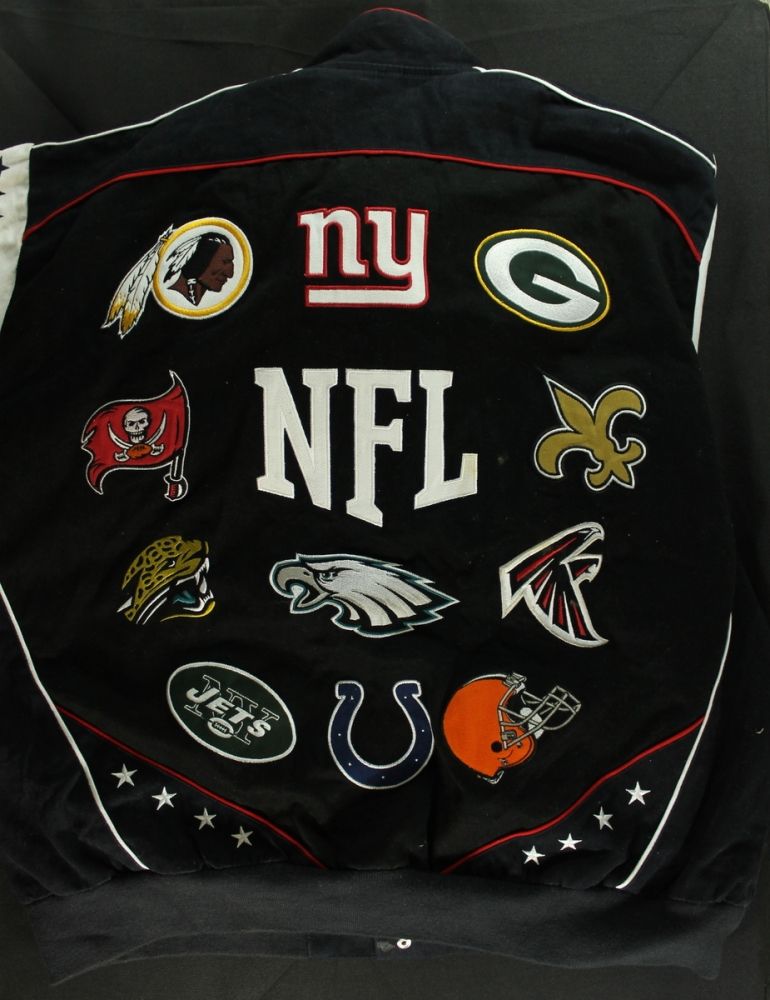 NFL Team Logo Patches Jacket (Size 3XL)