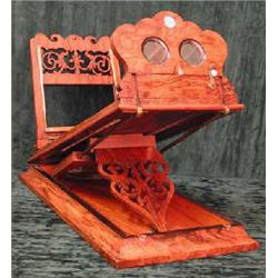 A good Victorian walnut Rowsell's patent graphoscope. (Illustrated)...