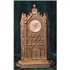 Image 1 : An unusual mid 19th century brass watch stand in the form of a cathedral and embossed with Royal...