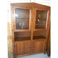 Homemade Walnut Kitchen Cabinet