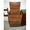 Image 2 : 2-Formica Storage End Tables