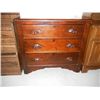 Image 1 : Antique Lowboy Walnut Chest w/ Acorn Handles