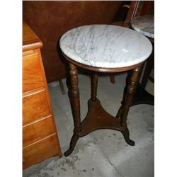 Marble Top 3 Legged Stand