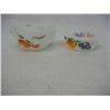 Image 1 : 2 Fire King Hand Painted Bowls, Fruit Pattern