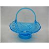 Image 2 : Flint Glass Blue Glass Basket